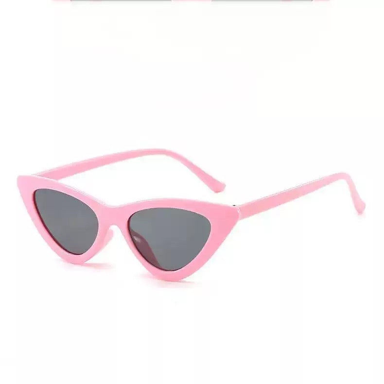 Retro Cat Eye Sunglasses for Women – Colorful Fashion Small Frame Sun Glasses