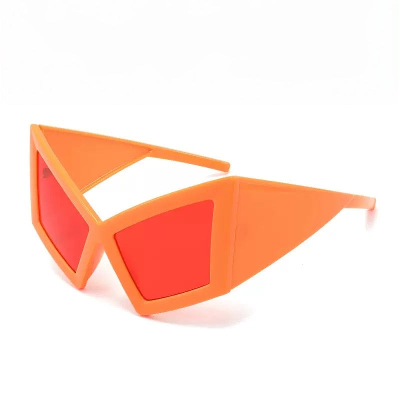 Futuristic Geometric Sunglasses for Women – Bold Statement Fashion Sun Glasses