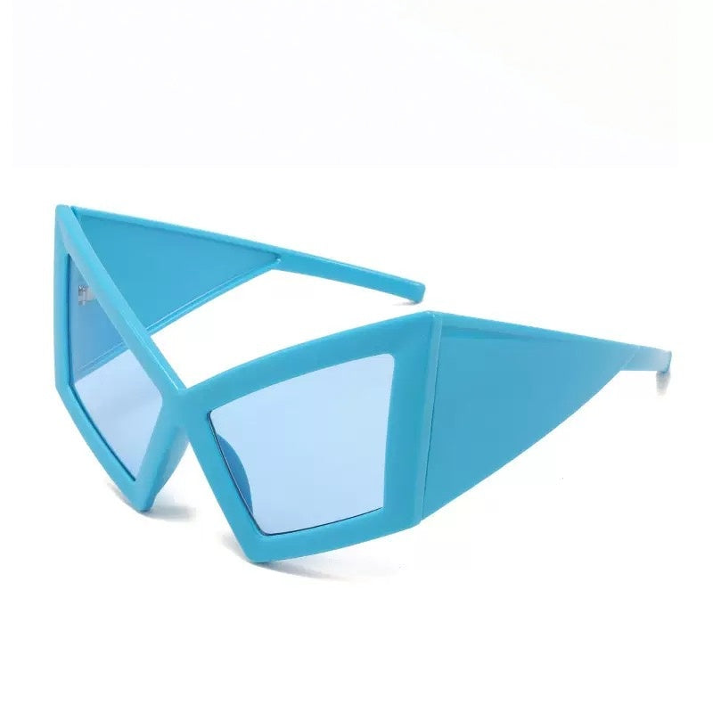 Futuristic Geometric Sunglasses for Women – Bold Statement Fashion Sun Glasses