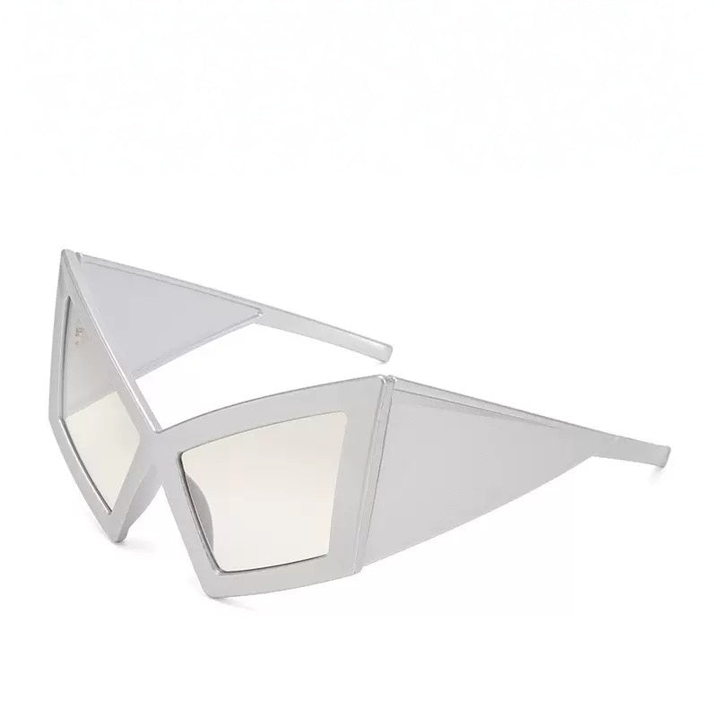 Futuristic Geometric Sunglasses for Women – Bold Statement Fashion Sun Glasses