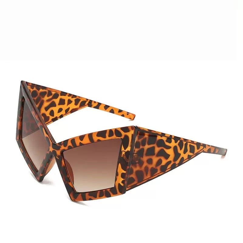 Futuristic Geometric Sunglasses for Women – Bold Statement Fashion Sun Glasses