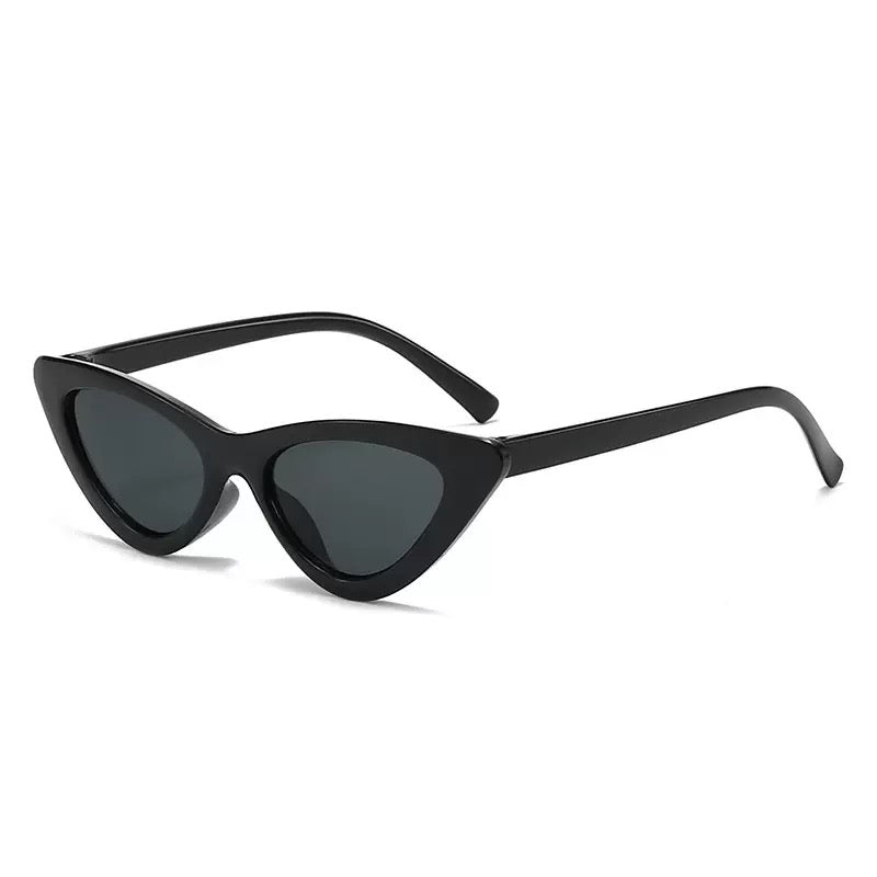 Retro Cat Eye Sunglasses for Women – Colorful Fashion Small Frame Sun Glasses
