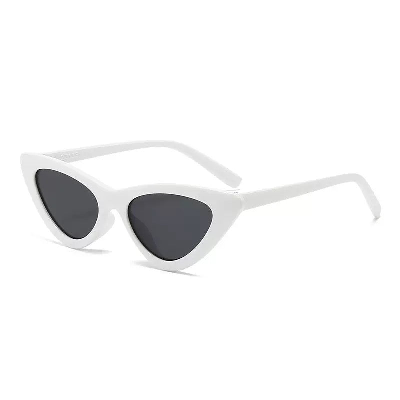 Retro Cat Eye Sunglasses for Women – Colorful Fashion Small Frame Sun Glasses