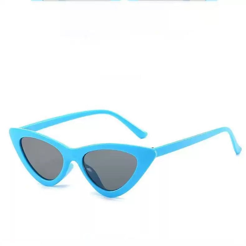 Retro Cat Eye Sunglasses for Women – Colorful Fashion Small Frame Sun Glasses