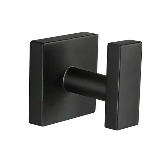Stainless Steel Single Hook, Drill‑Mount / No‑Drill Suction Cup Hook, Over‑the‑Door Hanger for Towel Coat Hat, Bathroom Kitchen Use