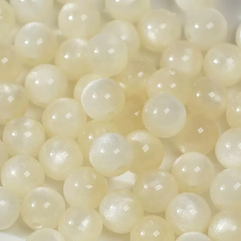 8‑16mm Resin Cat's‑Eye Beads, Multifunctional Imitation Cat's‑Eye Round Beads, DIY Accessories for Bracelet & Necklace Making