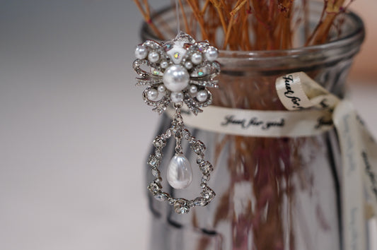 Multicolor Crystal Heart DIY Charm Bead – Silver Tone