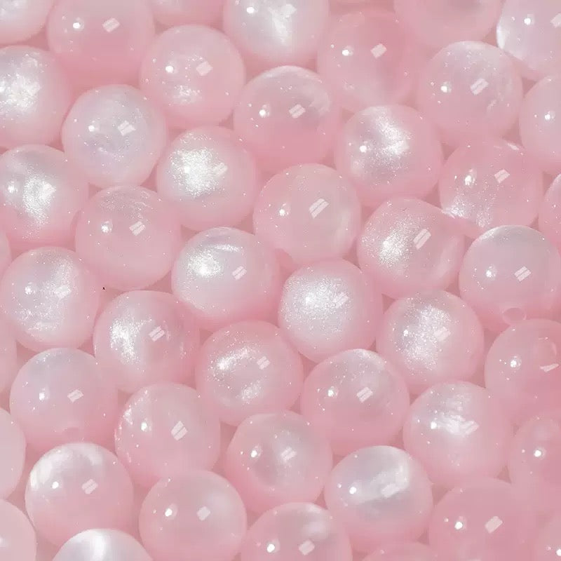 8‑16mm Resin Cat's‑Eye Beads, Multifunctional Imitation Cat's‑Eye Round Beads, DIY Accessories for Bracelet & Necklace Making