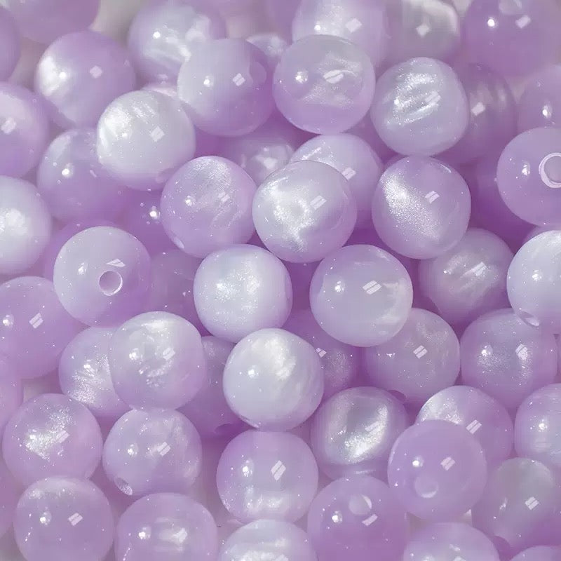 8‑16mm Resin Cat's‑Eye Beads, Multifunctional Imitation Cat's‑Eye Round Beads, DIY Accessories for Bracelet & Necklace Making