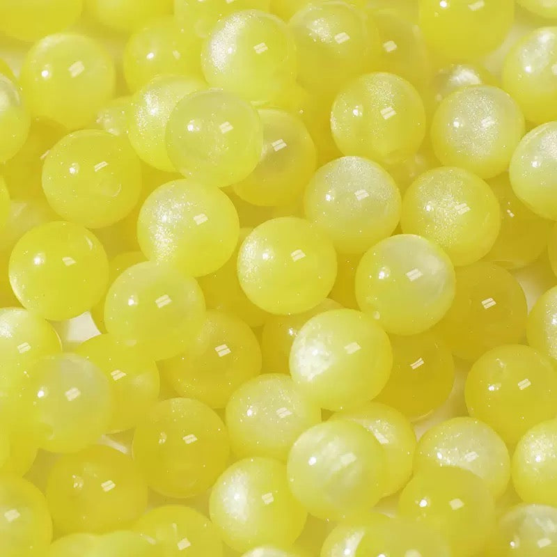 8‑16mm Resin Cat's‑Eye Beads, Multifunctional Imitation Cat's‑Eye Round Beads, DIY Accessories for Bracelet & Necklace Making